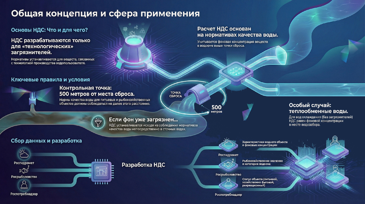 Нормативы допустимых сборосов (НДС). Общая концепция и сфера применения