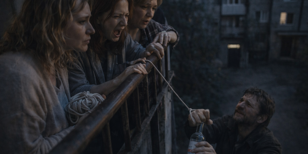 Пьяный преследовал подругу по подъездам. Мы устроили ловушку — и начался цирк