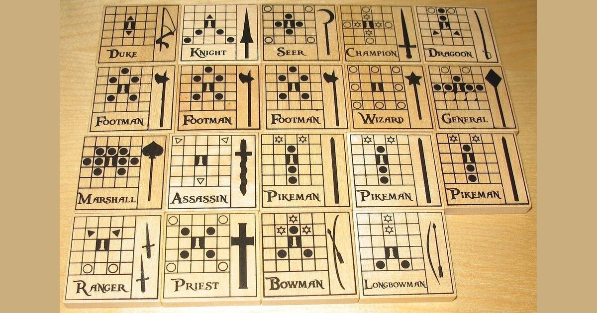 Оригинальные фишки настольной игры Герцок (The Duke)