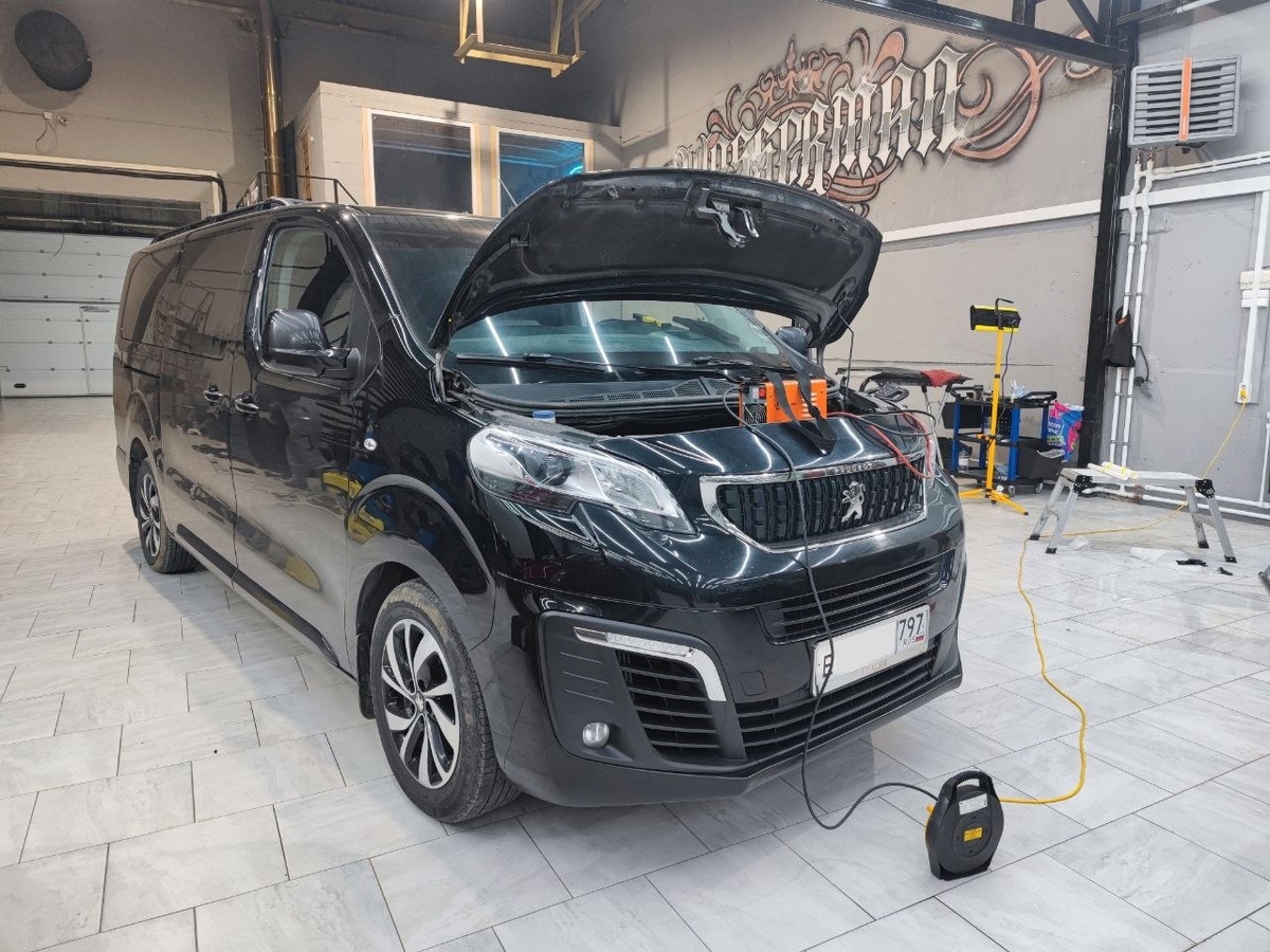 Peugeot Traveller 2021 2.0d 150hp — Отключение EOLYS, AdBlue, EGR, Сажевого фильтра DPF + Чип-тюнинг