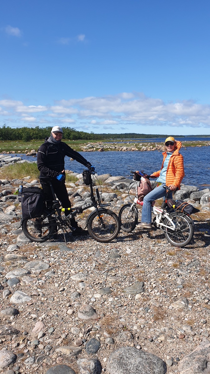 Мы с Григорием на Соловецких островах