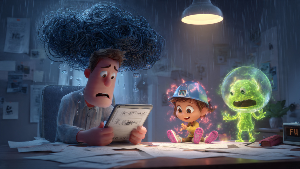 Когда на иероглиф смотрит пятилетка, он видит... забавную картинку.