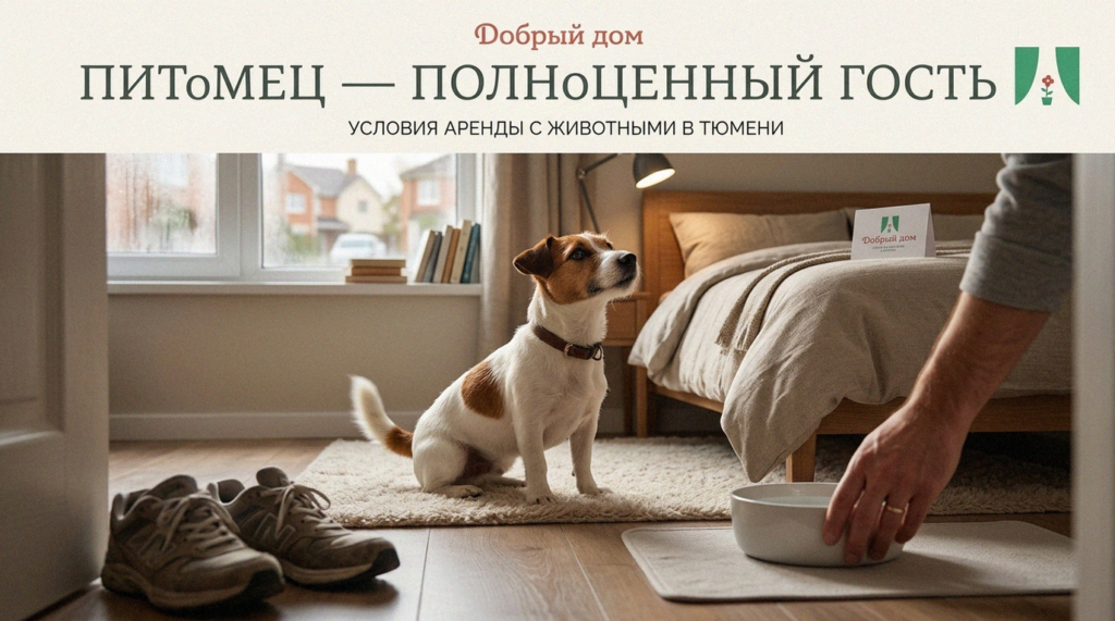    Условия для проживания с собакой или кошкой в квартире посуточно в Тюмени site-admin