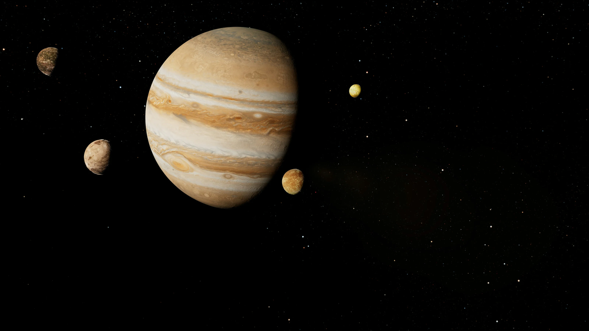 Модель ученых предсказывает: гиганты размером с Юпитер имеют много лунИсточник: Unsplash