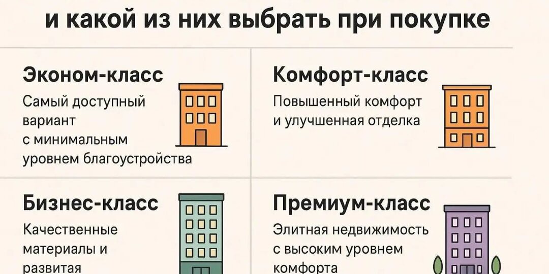 🏠 Какой класс жилья выбрать при покупке Квартиры? Разбор и отличия квартир разных классов