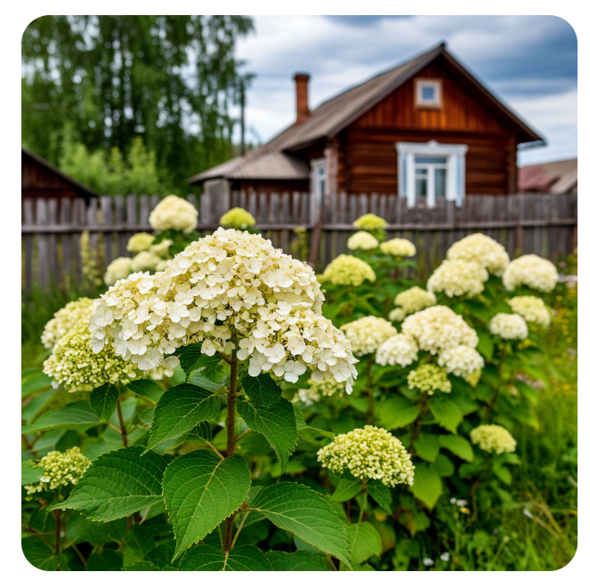 Гортензия метельчатая весной 