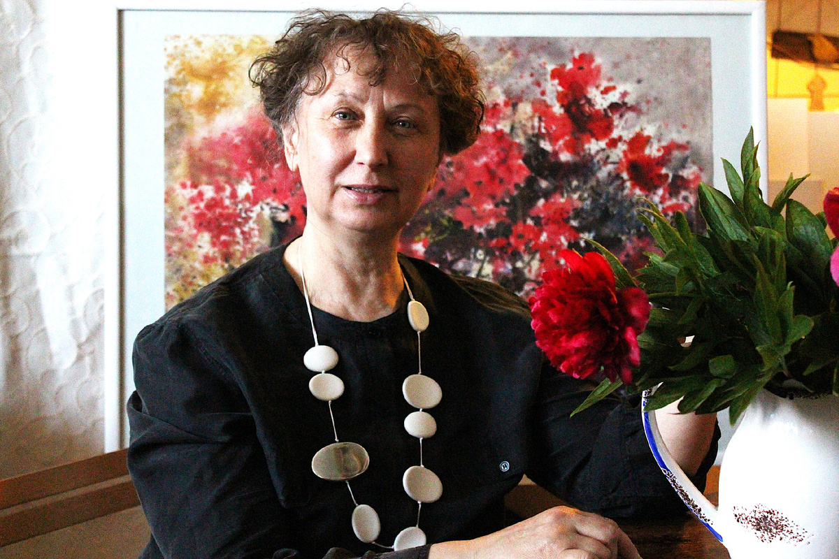 Надежда Матвеева в мастерской