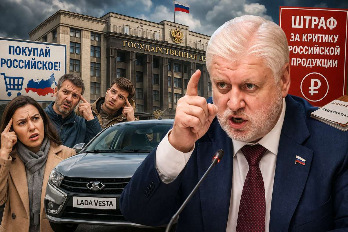 В Госдуме предложили ввести штраф за критику российской продукции