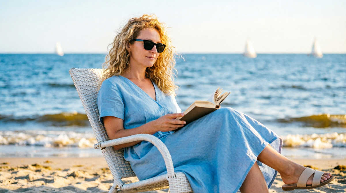 Июль. Море. Книга. Уроков нет. А осенью вернулись все.