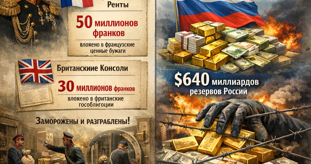 Золото-валютный резерв России: глупость или грабеж?