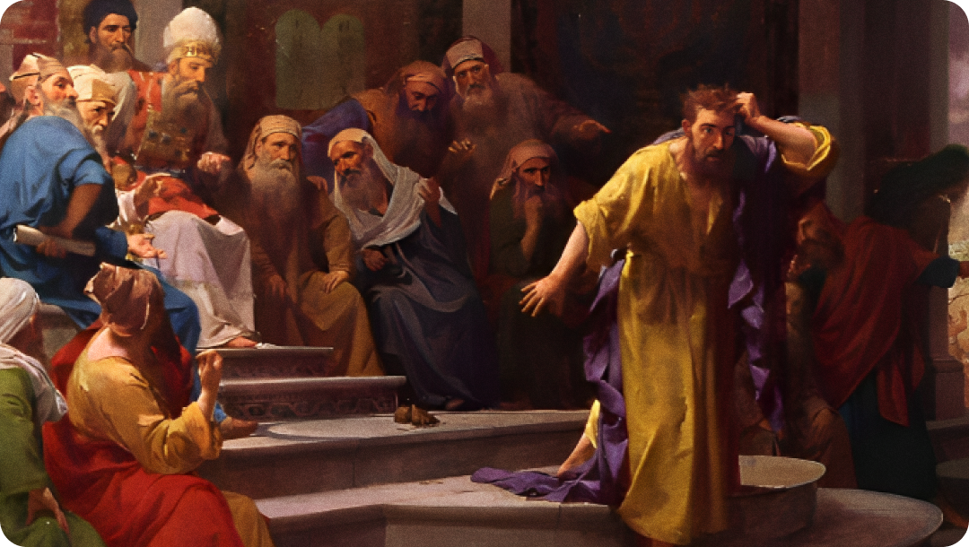 Антони Каба. «Раскаяние Иуды», 1874 год,