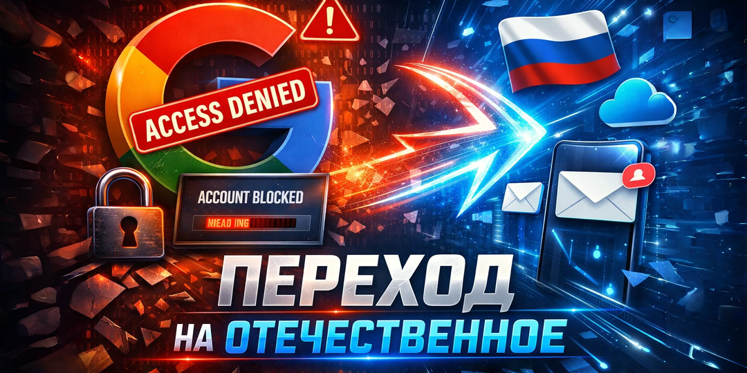 Минцифры советует уходить с Google: проблемы с регистрацией аккаунтов