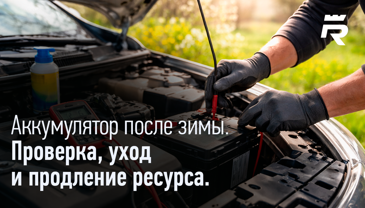 Аккумулятор после зимы.