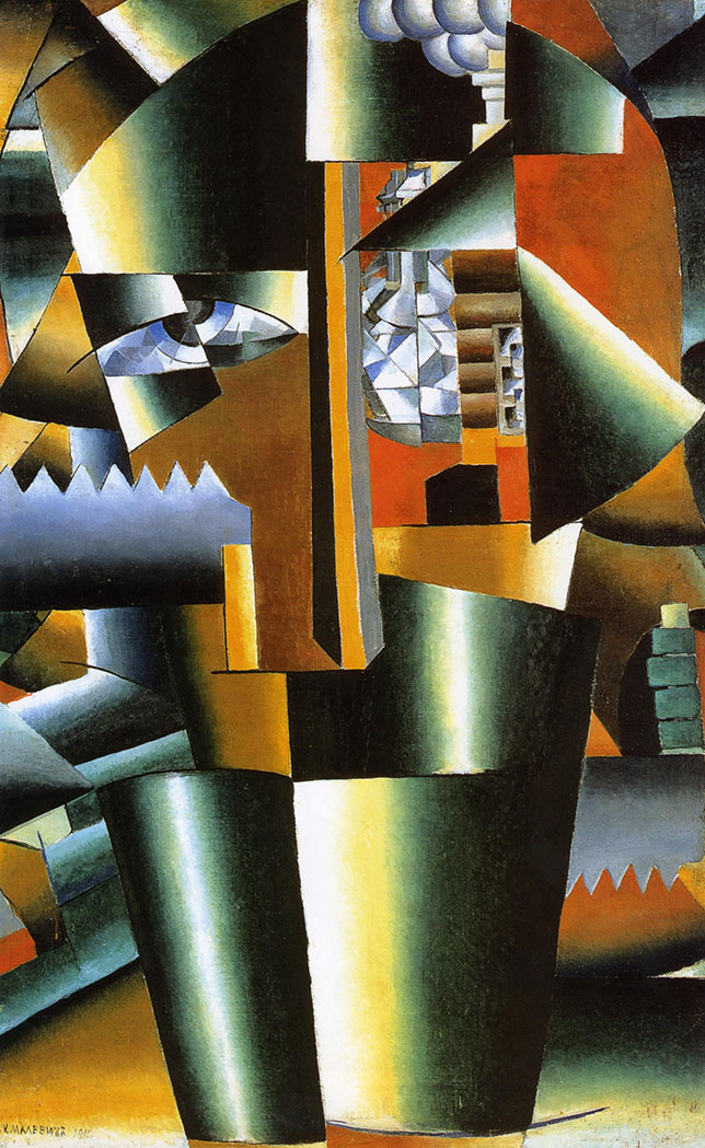 Портрет Ивана Васильевича Клюна (Усовершенствованный портрет Клюна (Строитель)). 1913. Холст, масло.
Государственный Русский музей