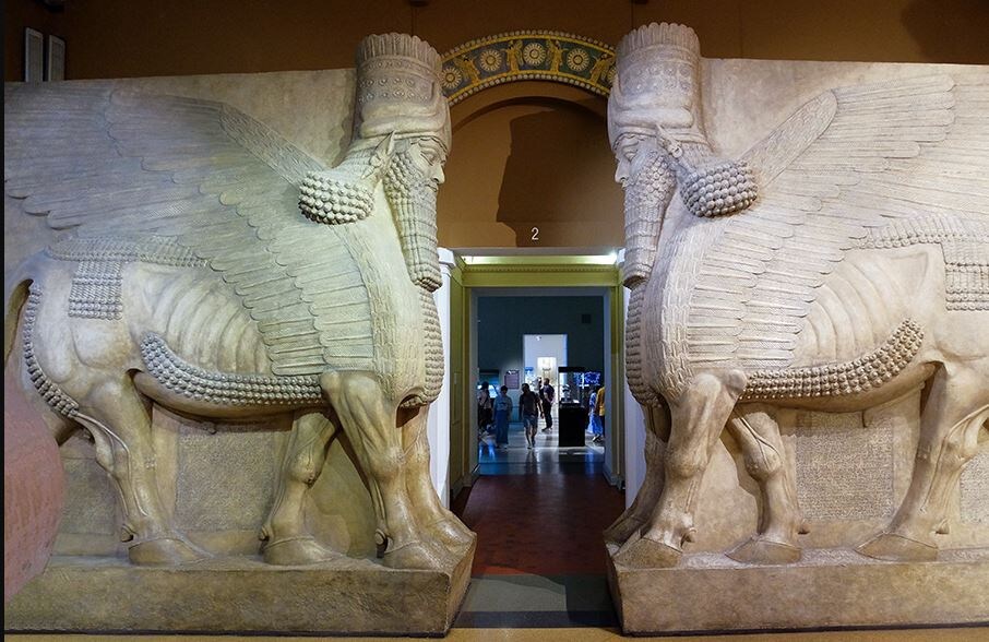 Шеду. Пушкинский музей. Ассирийский зал.