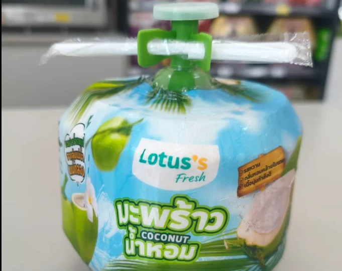 Кокос из Lotus, который открывается одним нажатием