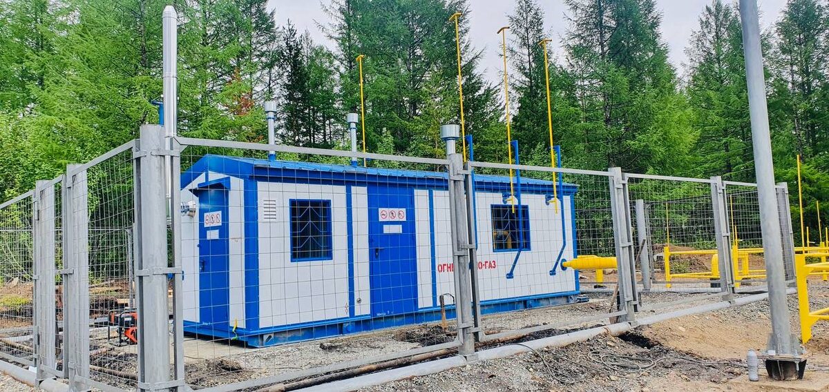 На фото: газорегуляторный пункт в с. Иенгра