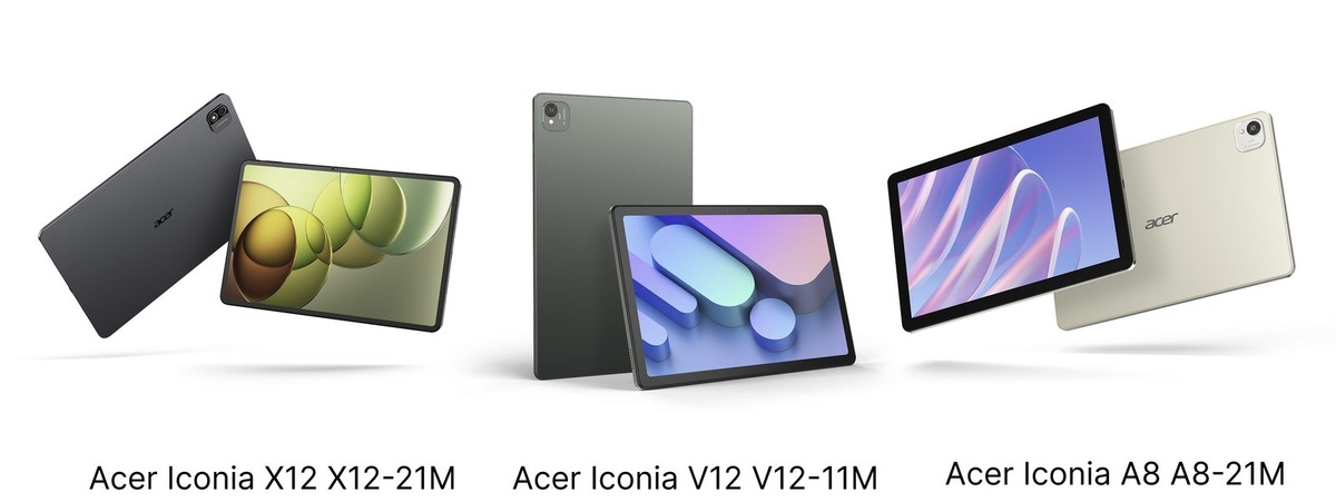    Все планшеты обновленной серии Acer Iconia