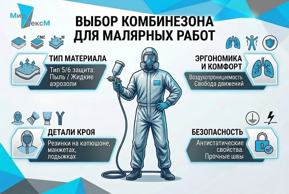 Требования к спецодежде для малярных работ