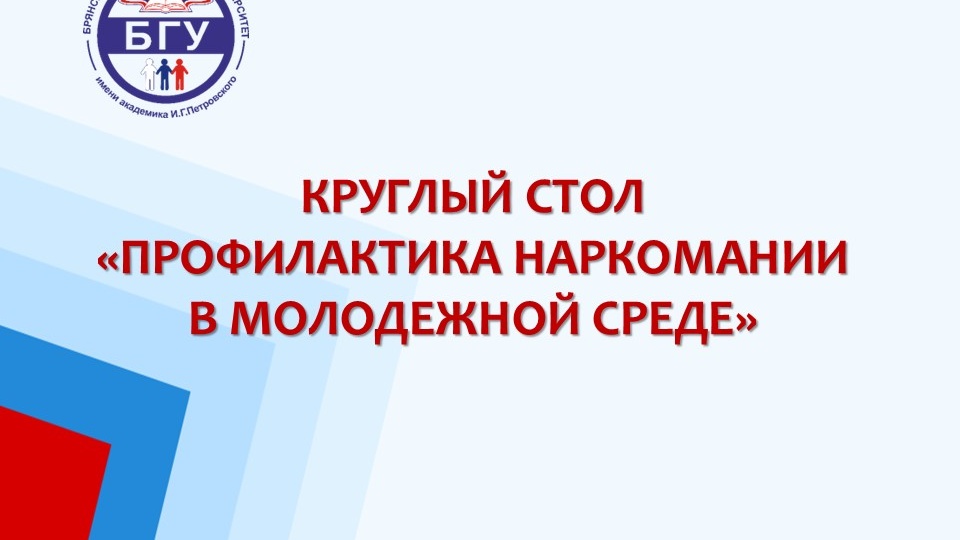 Круглый стол «Профилактика наркомании в молодежной среде»