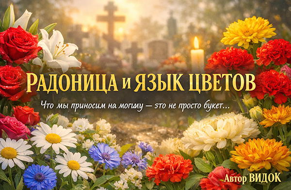 🌿 Радоница и язык цветов