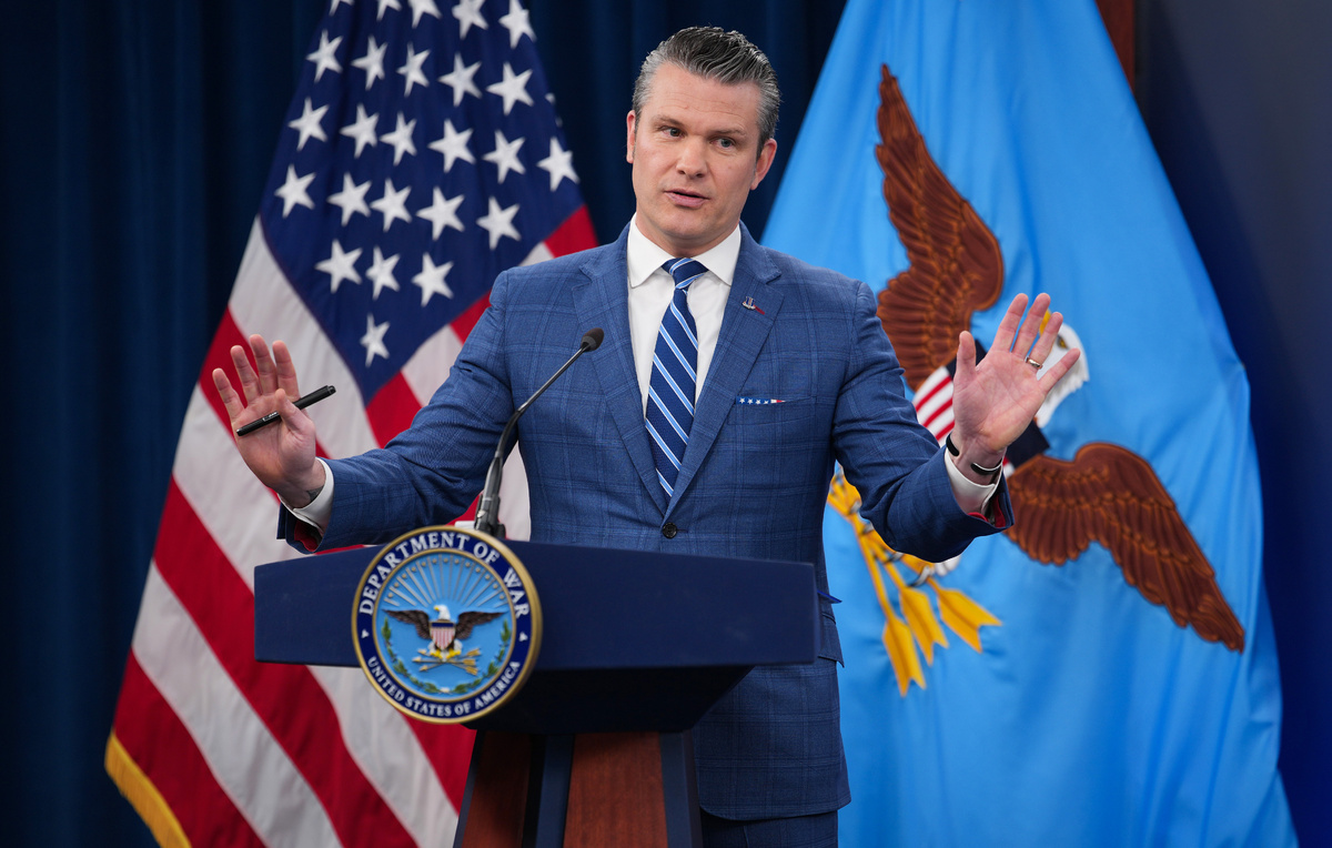    Военный министр США Пит Хегсет  Andrew Harnik/Getty Images