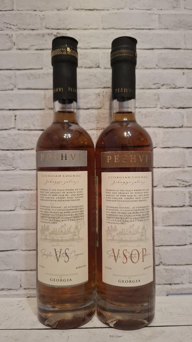 Грузинские коньяки Peshvi VS и VSOP