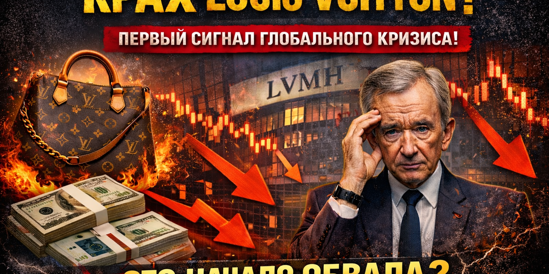 ПОЧЕМУ ПАДЕНИЕ LOUIS VUITTON — ЭТО ПЕРВЫЙ СИГНАЛ ГЛОБАЛЬНОГО КРИЗИСА