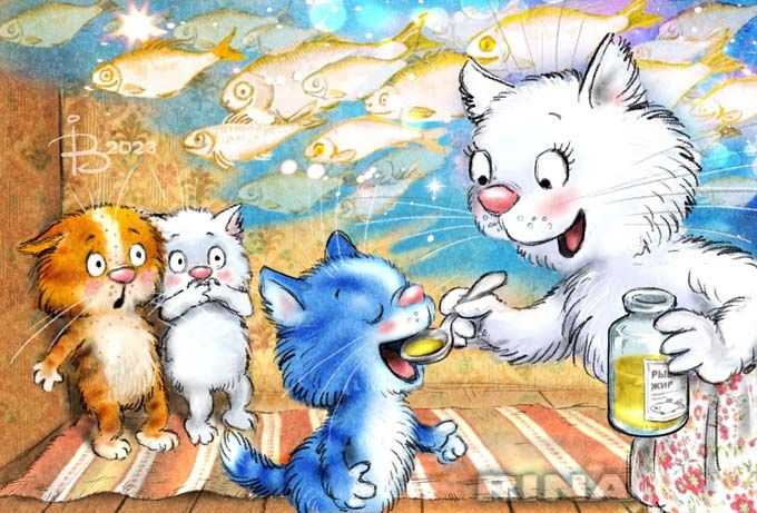 очаровательные коты Рины Зенюк