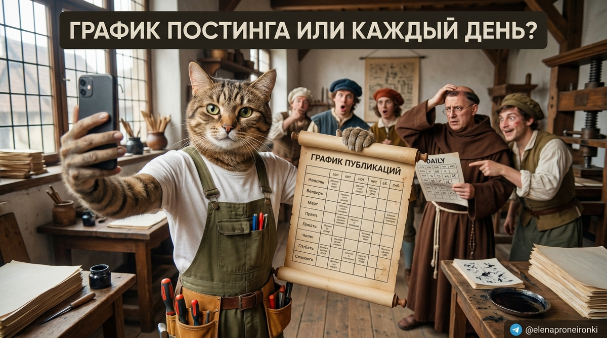    Какой график публикаций в Max выбрать: 3 раза в неделю или ежедневно? lenka