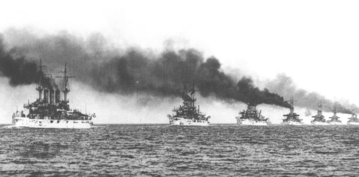 броненосцы типа "Коннектикут" в походе