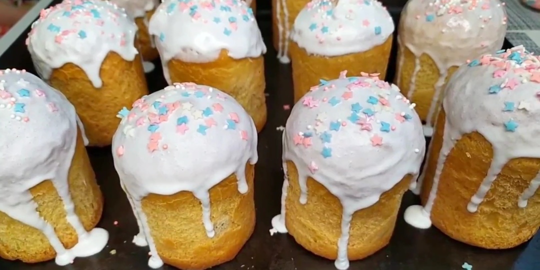 Мини куличи на Пасху просто и доступно🧁
