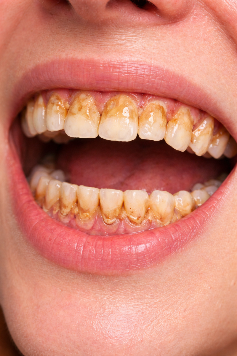 Зубной камень на зубах