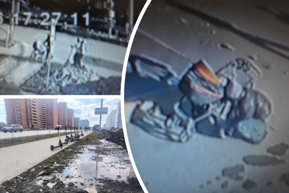    Школьницы на самокате врезались в коляску, ребенок был пристегнут Никита МАНЬКО