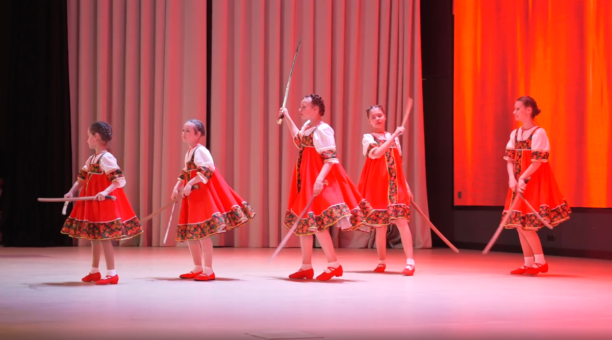 Выступление на открытии смены «Растим патриотов России» в УМЦ «Авангард»