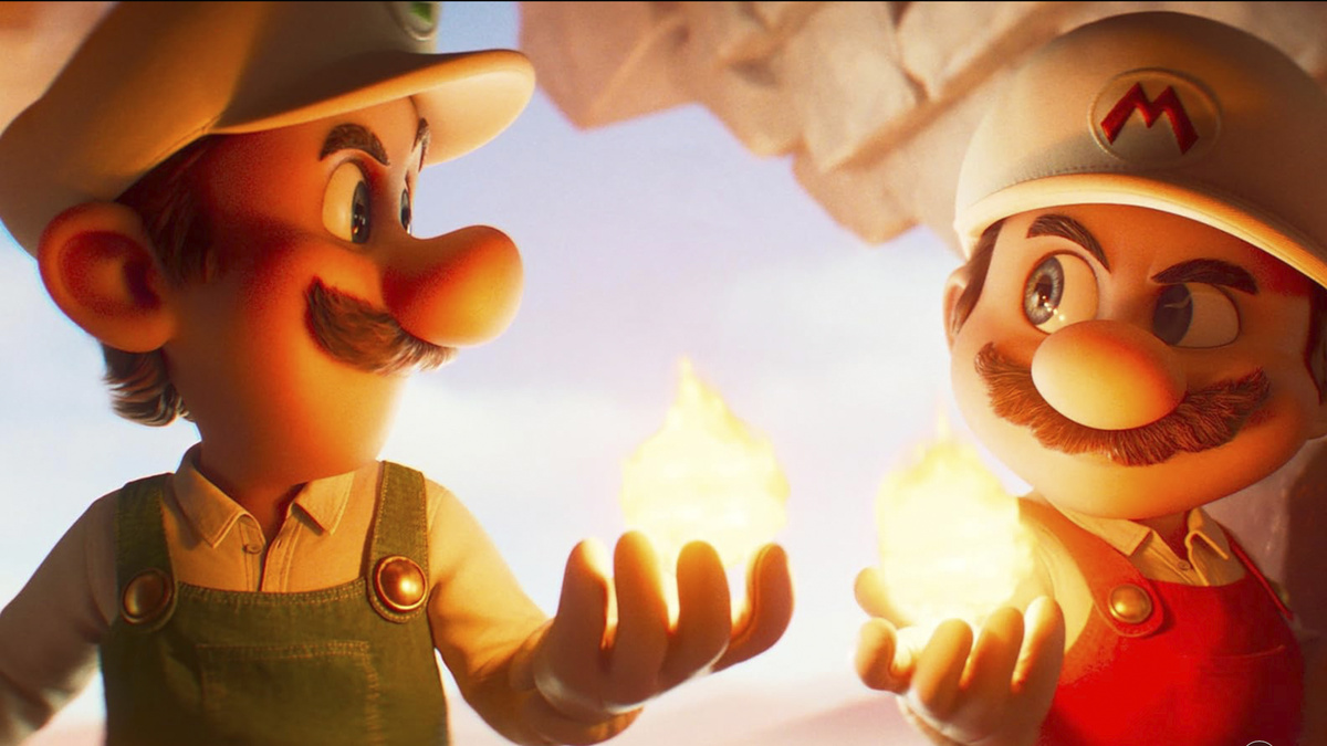 Кадр из мультфильма "Супер Марио: Галактическое кино"