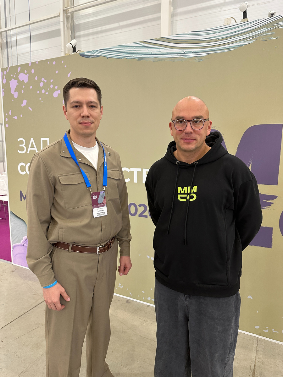 Генеральный директор РОБО МАСТЕР Танакбаев Александр Ахметович с директором ММСО Казарновским Максимом Сергеевичем