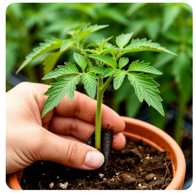 Чёрная ножка на рассаде томатов 