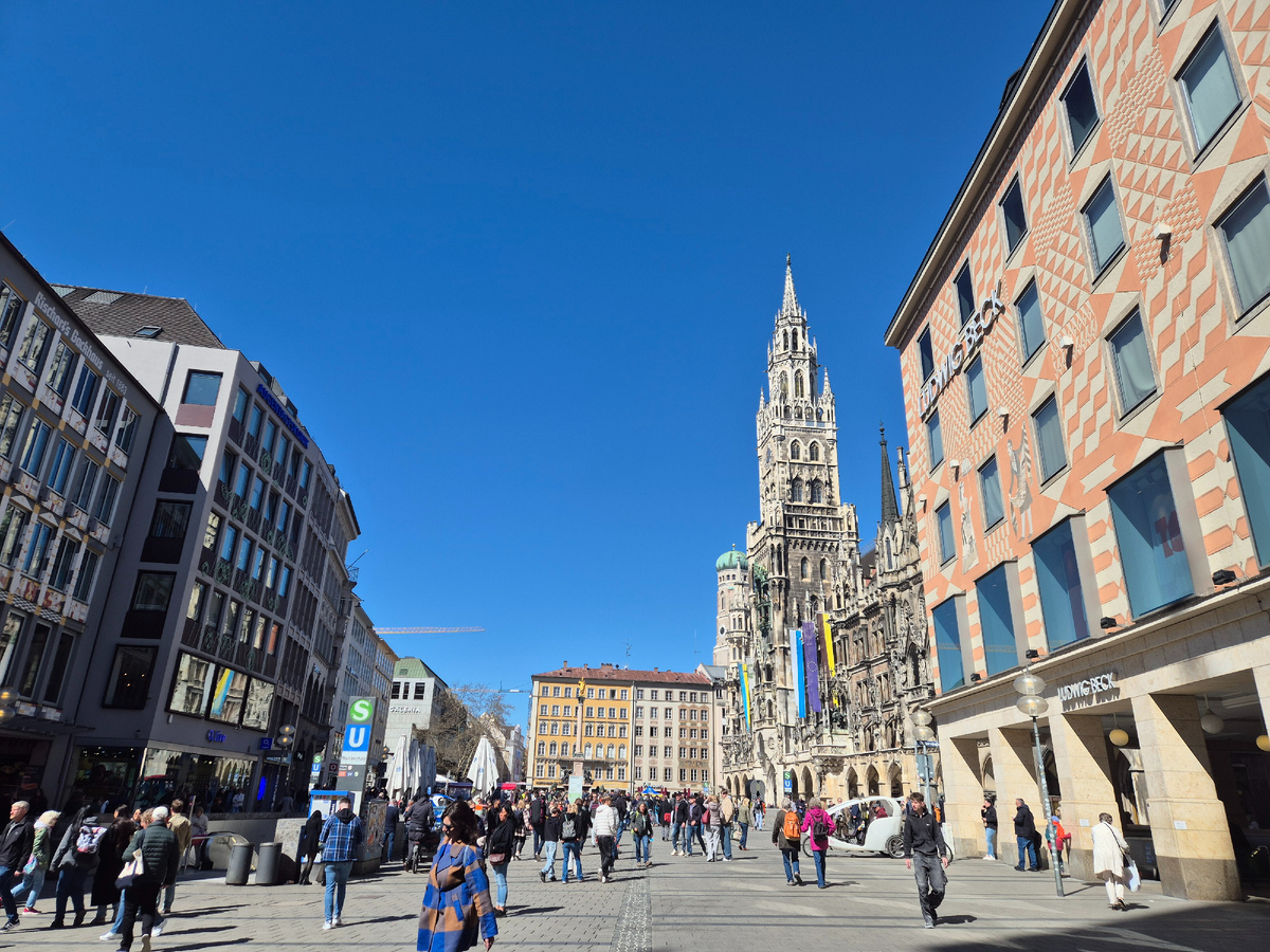Мариенплац,  Мюнхен 