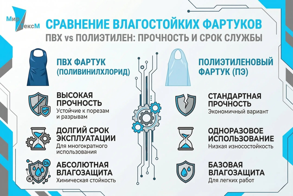 Сравнение фартуков