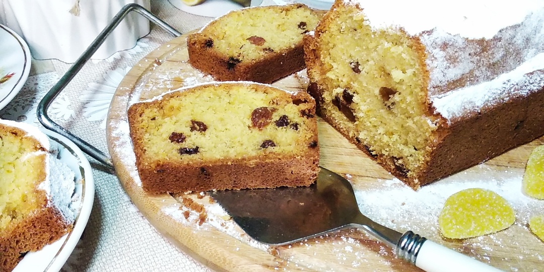 АРОМАТНЫЙ ЛИМОННЫЙ КЕКС с ИЗЮМОМ - отличная альтернатива куличу🍋🍋🍋!