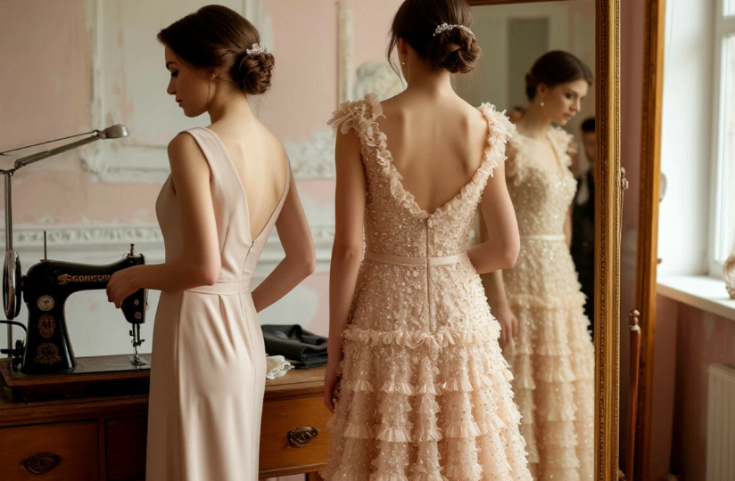 Бывший привёл невесту в моё ателье. Она выбрала платье с рюшками