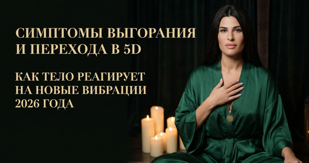 Симптомы выгорания и перехода в 5D: как тело реагирует на новые вибрации 2026 года