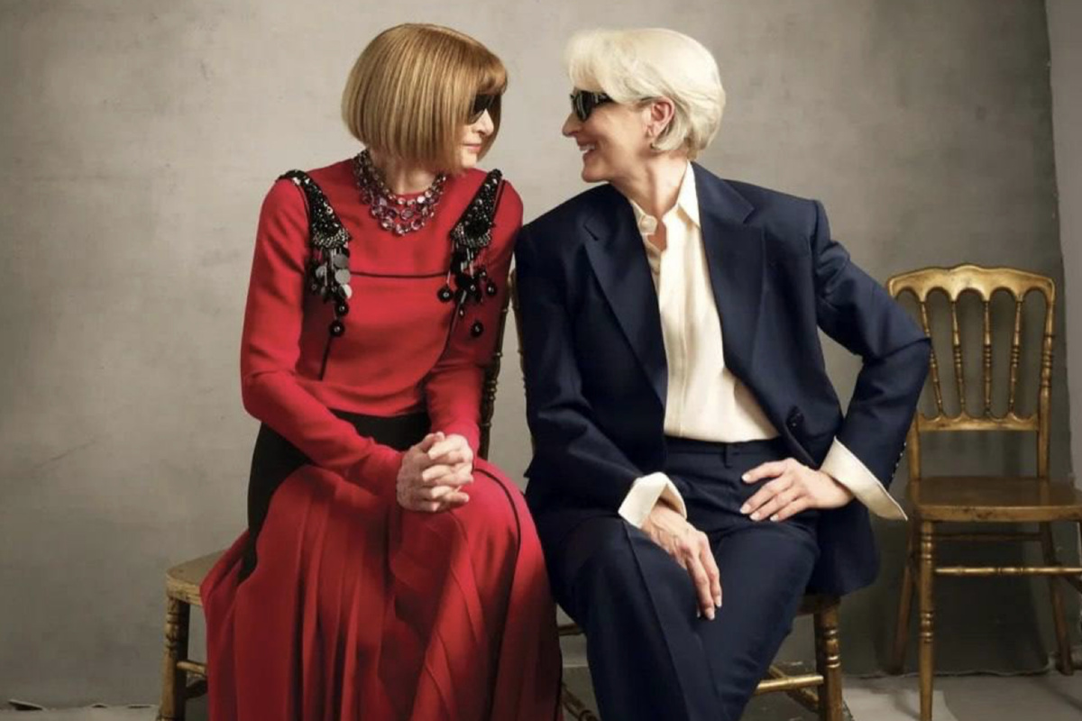    Анна Винтур и Мэрил Стрип на обложке американского Vogue