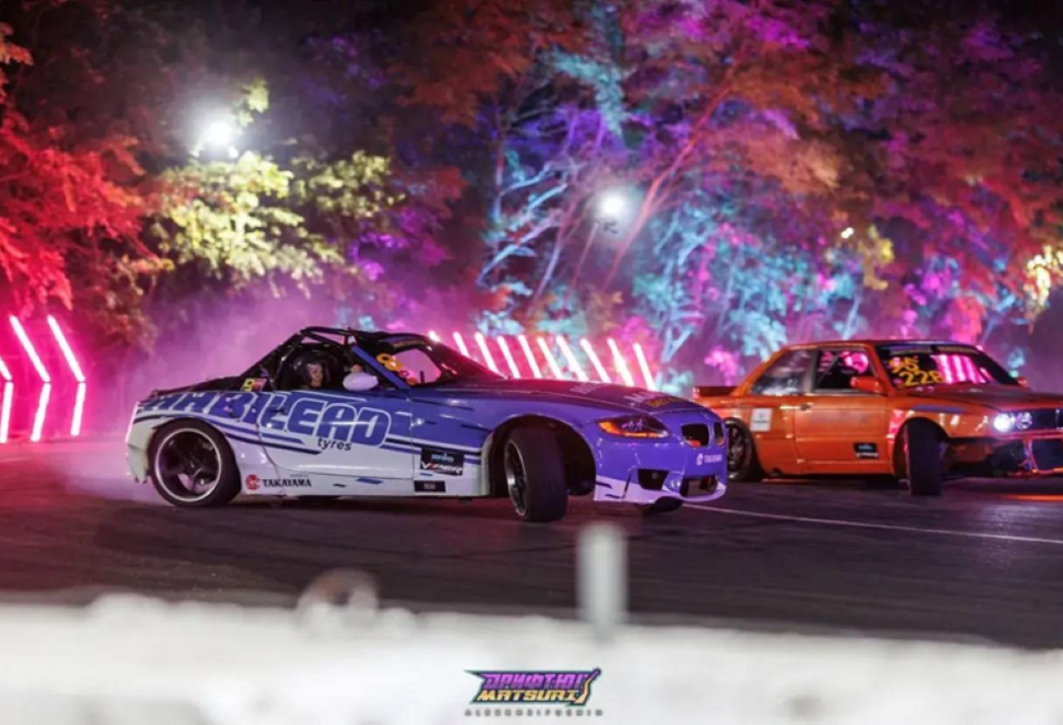    Скорость, дым и японская культура: старт летнего дрифтового сезонаДрифт-Юг Matsuri