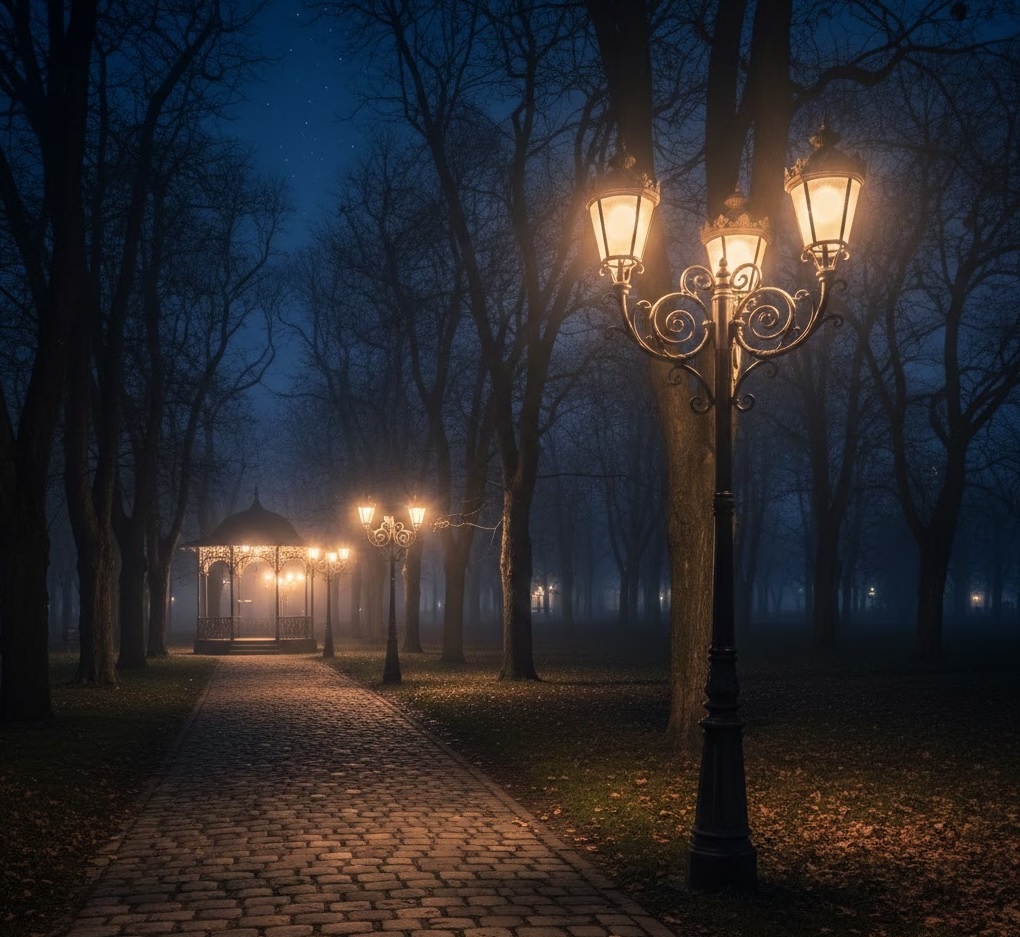 Декоративные опоры могут иметь классическое исполнение