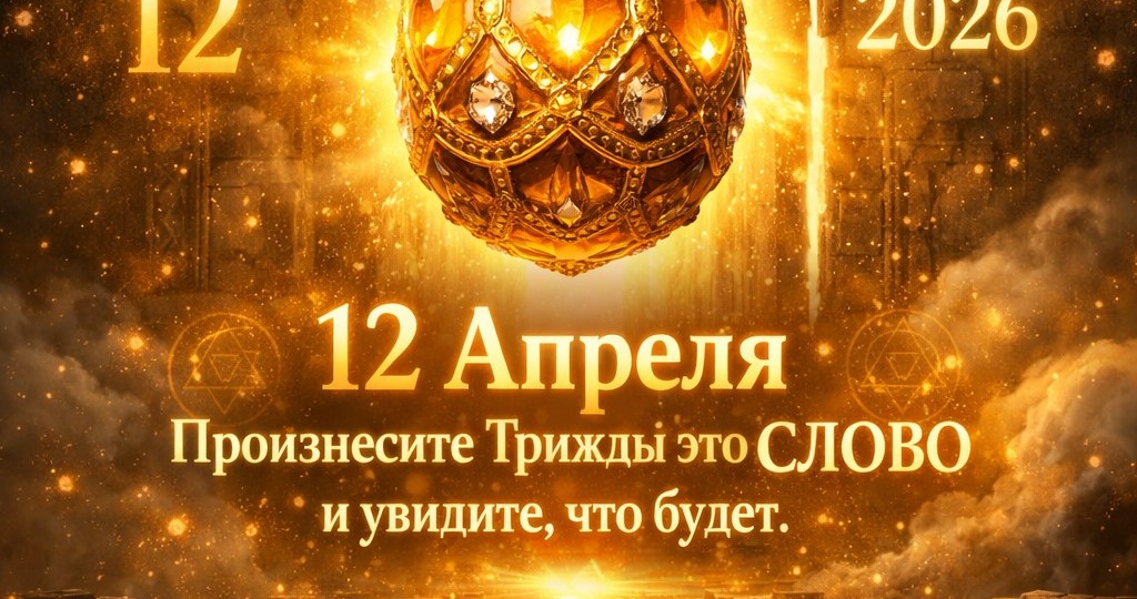 Произнесите это слово трижды 12 апреля. Тайный код Пасхи 2026 года, который мгновенно открывает все дороги.