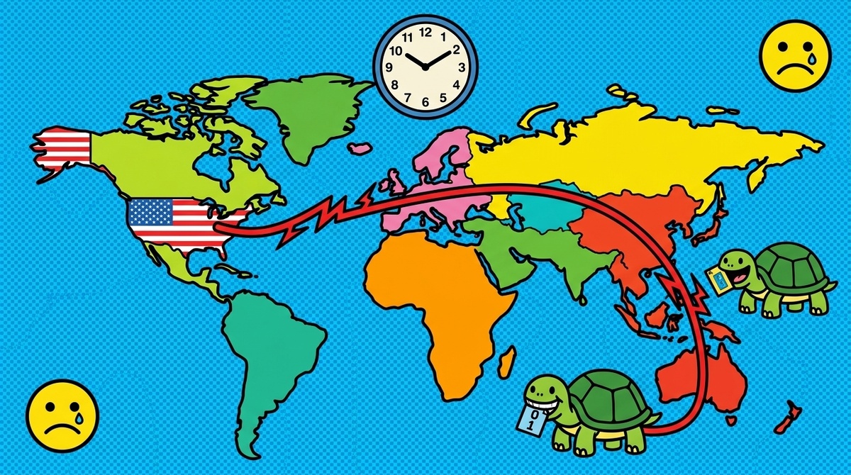 Когда все запросы шли через океан — загрузка могла длиться вечность.