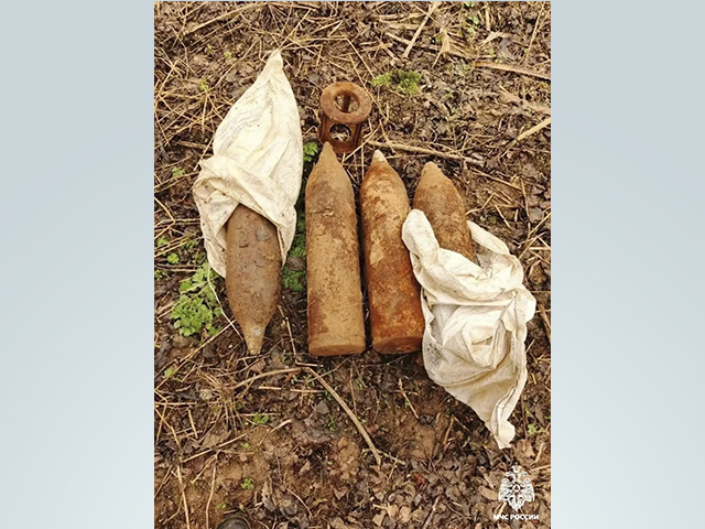 На тверском полигоне МЧС ликвидировало найденные подо Ржевом снаряды