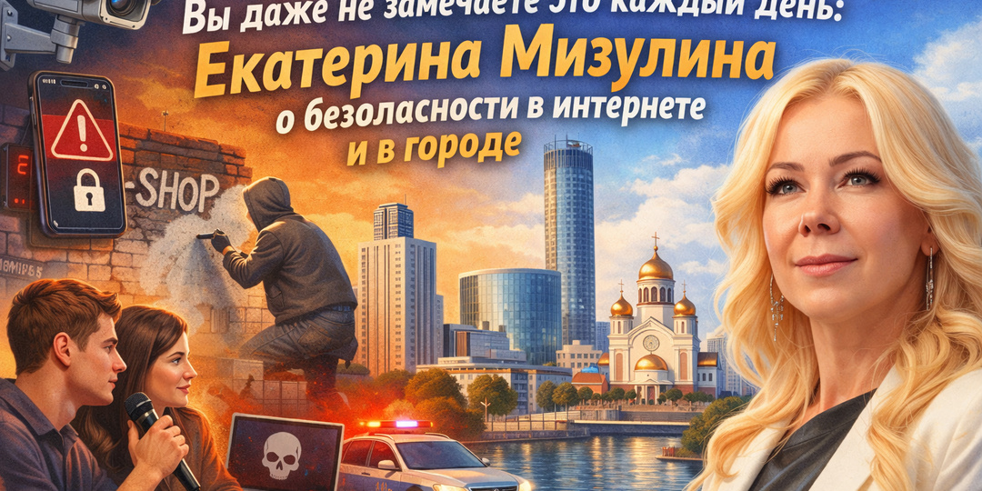 Вы даже не замечаете это каждый день: Екатерина Мизулина о том, как интернет влияет на вашу безопасность в городе